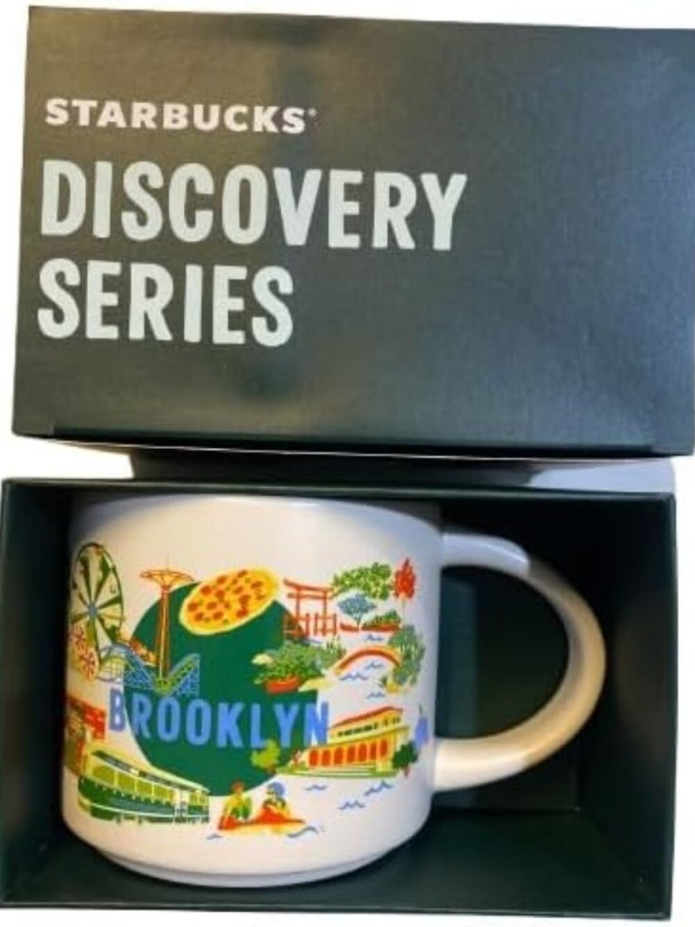 Brooklyn Ceramic Mug - 14 oz Collectible Coffee & Tea Cup - Unique Design